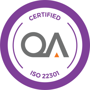 ISO 22301 Certification Badge